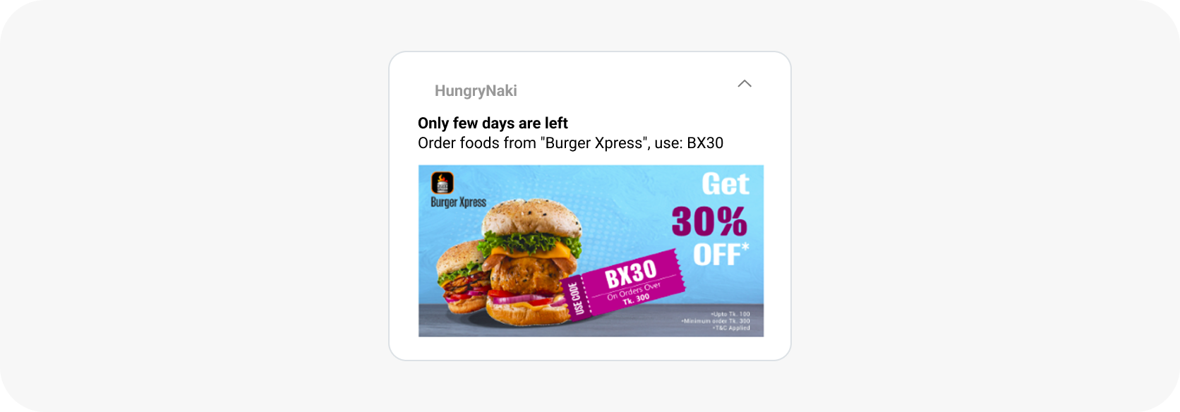 Personalized product recommendation automated push notification